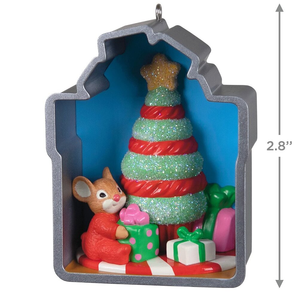 New! Cookie Cutter Christmas Hallmark Keepsake Ornament #11 Mouse & Presents - Picture 3 of 5